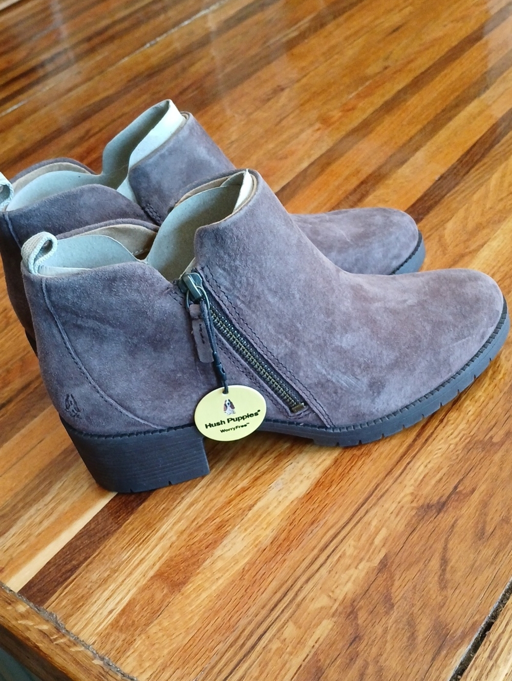 Hush Puppies Hadley Suede Side Zip Water Resistant Bootie - 8.5W